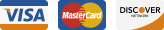 Visa | MasterCard | Discover